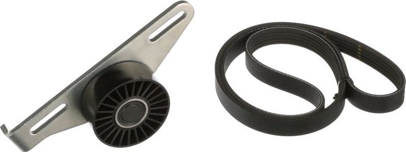 Приводной ремень поликлиновой с роликами (комплект) Gates Micro-V® Kit. Артикул K015PK1113