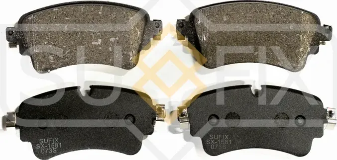 Колодки тормозные задние (Sufix). Артикул SX1581