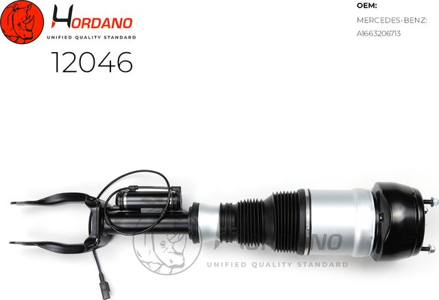 Пневматический амортизатор (Hordano). Артикул 12046
