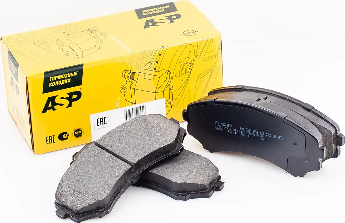 Передние тормозные колодки MITSUBISHI PAJERO III (00-)/PAJERO IV (06-) (ASP) ASP. Артикул K360210