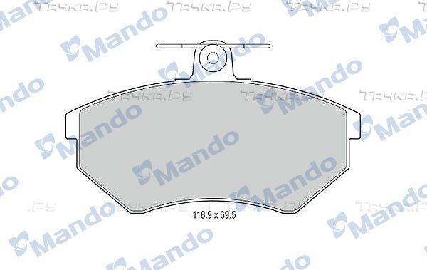 Тормозные колодки Mando передние для SEAT Toledo I 1991-1999. Артикул MBF015089