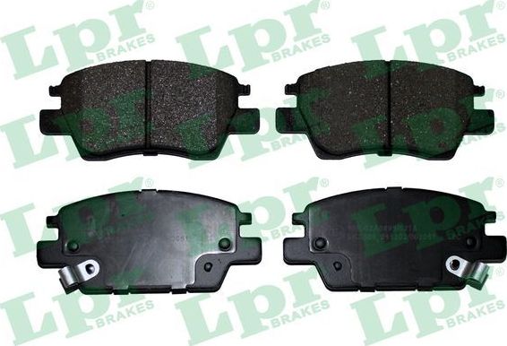 Тормозные колодки LPR передние для Chevrolet Volt I 2011-2015. Артикул 05P2051