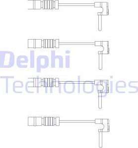 Датчик износа тормозных колодок  Delphi передний для Chrysler Crossfire 2003-2008. Артикул LZ0120