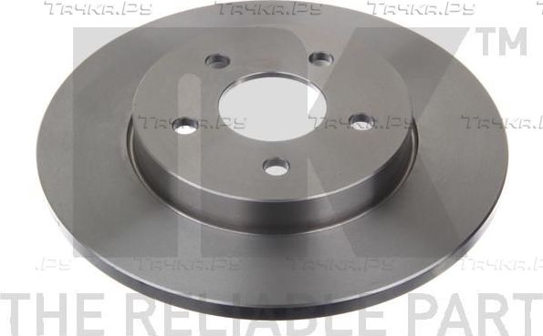 Тормозной диск NK задний для Ford Mondeo III 2000-2007. Артикул 202551