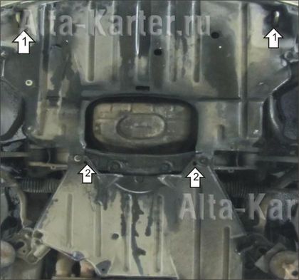 Защита Мотодор для радиатора, двигателя Lexus GS 300 1997-2004. Артикул 05006