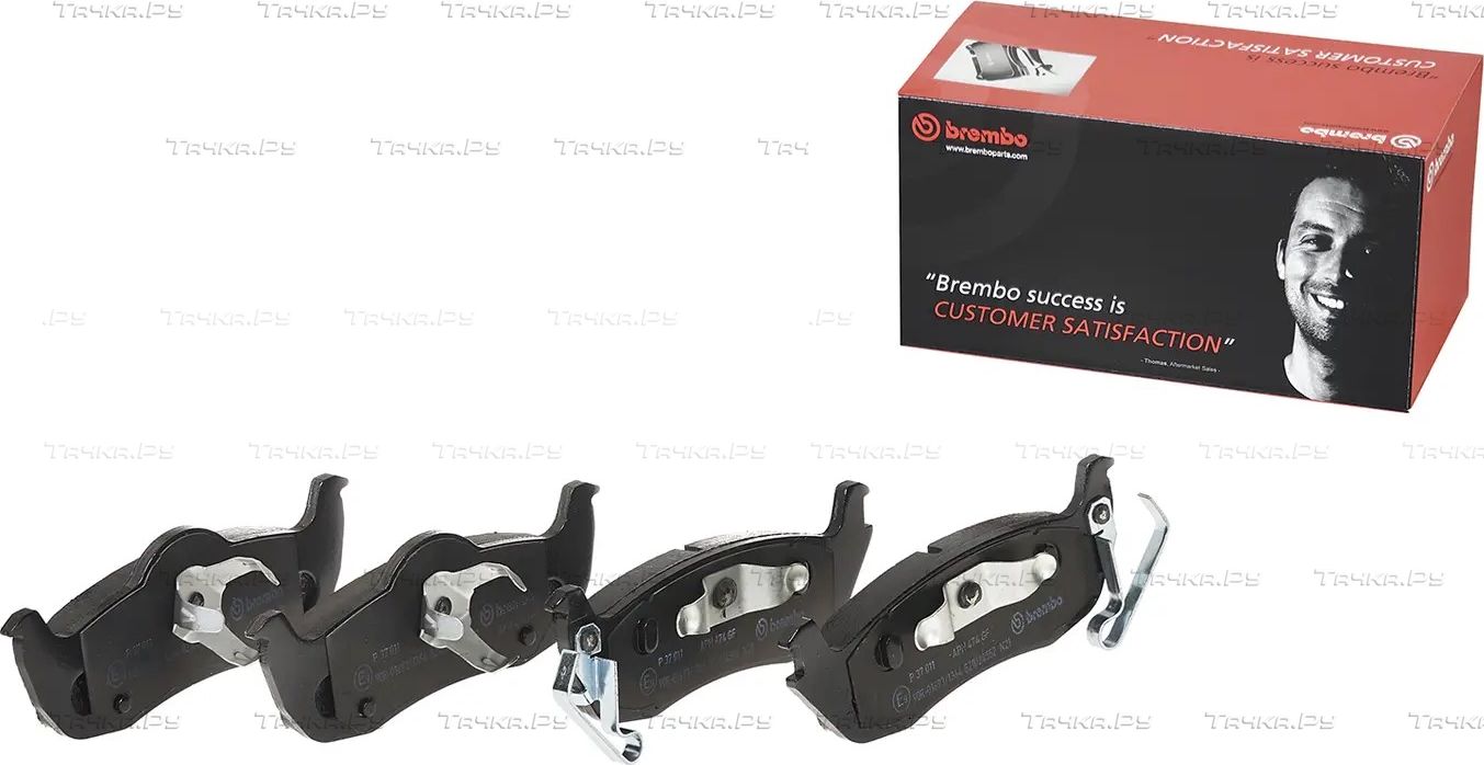 Тормозные колодки Brembo PRIME LINE задние для Jeep Commander XK, XH 2005-2010. Артикул P 37 011