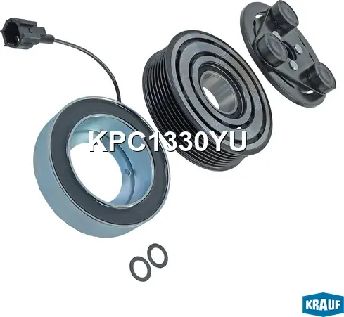 Шкив компрессора кондиционера в сборе Krauf. Артикул KPC1330YU