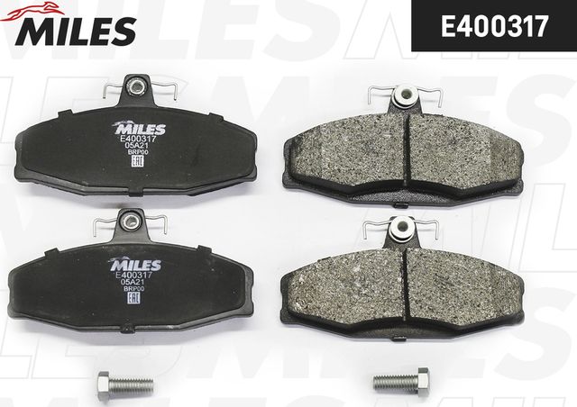 Тормозные колодки Miles (Low-Metallic). Артикул E400317