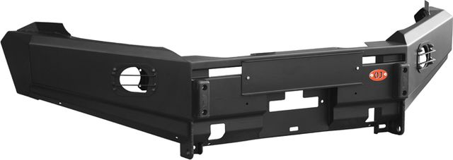 Бампер силовой OJ передний c вертикальной площадкой лебёдки и дополнительным оборудованием для Volkswagen Amarok 2010-2016. Артикул 02.021.03