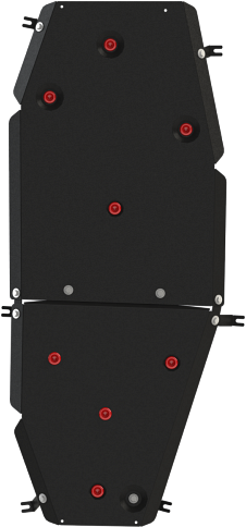 Защита Шериф (2 мм) для топливного бака Changan CS75 FL 2020-2026. Артикул 28.4571 V2