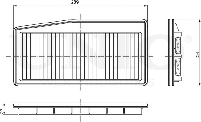 Фильтр воздушный (Unio). Артикул FLT-10071