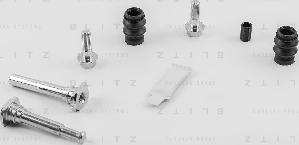 Ремкомплект направляющих суппорта FORD/MERCEDES/VAG TRANSIT 11- передн./задн. (Blitz). Артикул BR0206