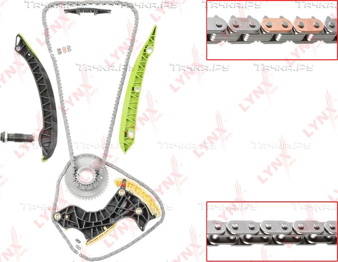 Цепь ГРМ LYNXauto для Mercedes-Benz E-Класс IV (W212, S212, C207) 2010-2016. Артикул TK-0108