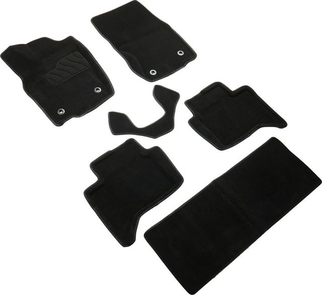 Коврики Seintex 3D ворсовые для салона Lexus GX 550 2023-2026 ЧЕРНЫЕ. Артикул 316999