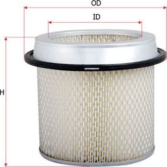 Воздушный фильтр Sakura. Артикул A-1016