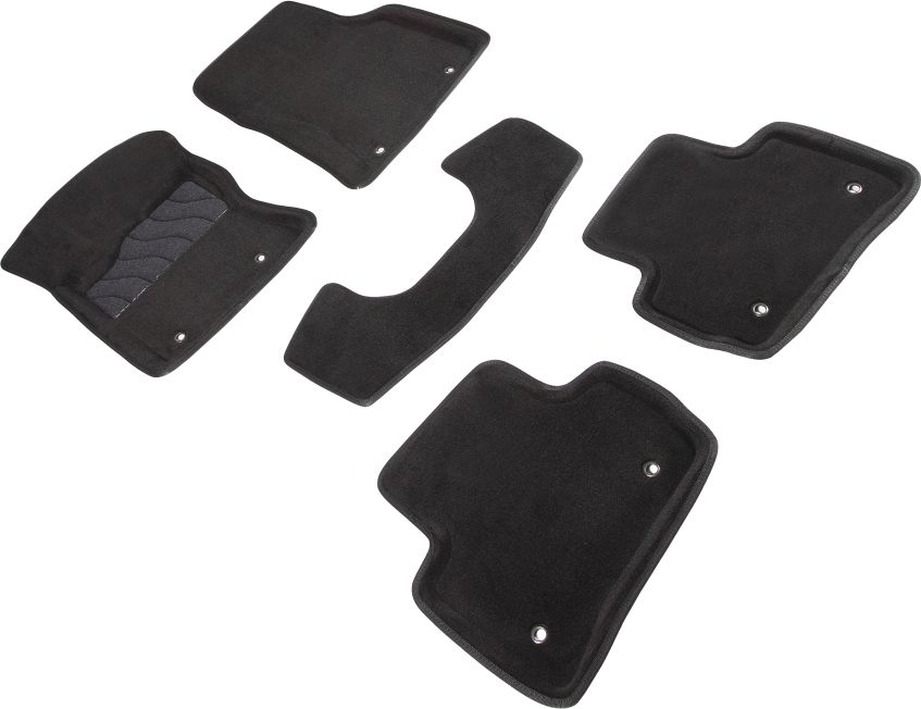 Комплект ковриков 3D Seintex для салона Land Rover Range Rover Velar 2017-2026 ЧЕРНЫЕ. Артикул 92718