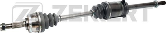 Полуось (привод в сборе, приводной вал) Zekkert передняя левая для Nissan Primera P11 1996-2002. Артикул AW-4595