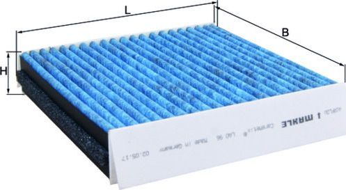 Салонный фильтр Mahle CareMetix® для Smart Fortwo I (W450) 1998-2007. Артикул LAO 96