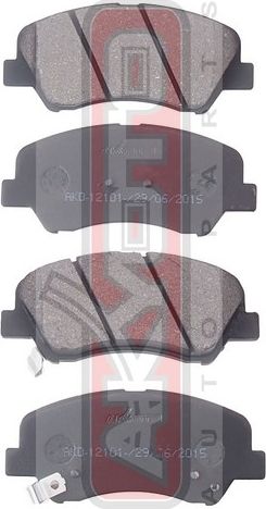 Тормозные колодки Akyoto Packing AKYOTO. Артикул AKD-12101
