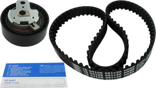 Ремень ГРМ с роликами (комплект) SKF. Артикул VKMA 04108