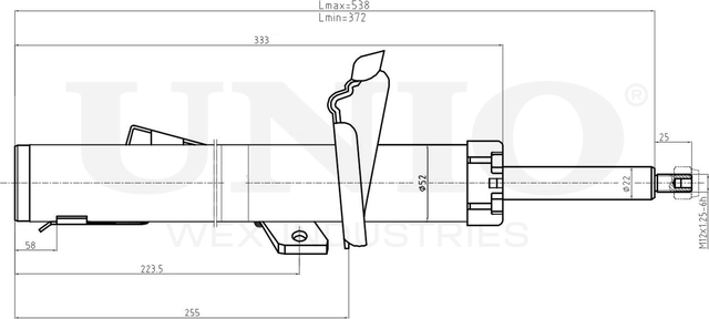 Амортизатор подвески (Unio). Артикул SAB-10170