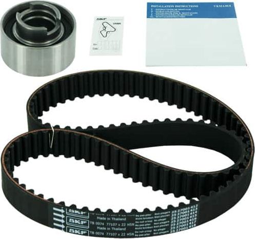 Ремень ГРМ с роликами (комплект) SKF для Kia Pride I 1990-2001. Артикул VKMA 94102