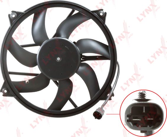 Вентилятор радиатора двигателя LYNXauto. Артикул RF-1777
