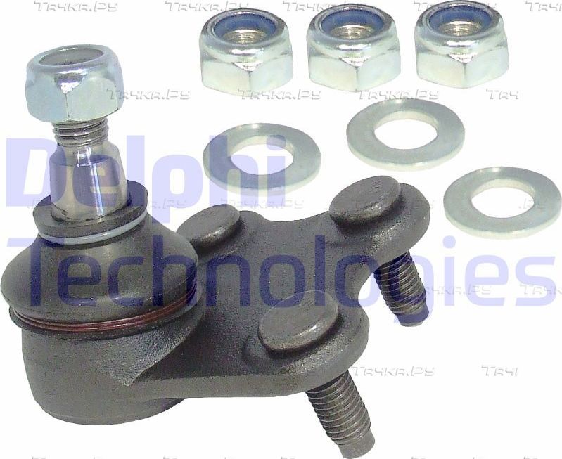Шаровая опора Delphi передняя левая нижняя внешняя для Volkswagen up! I 2011-2026. Артикул TC2321