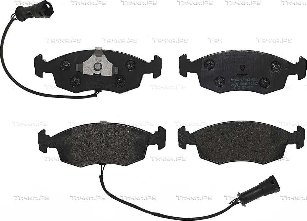 Тормозные колодки Brembo PRIME LINE передние для Ford Sierra I 1982-1993. Артикул P 24 007