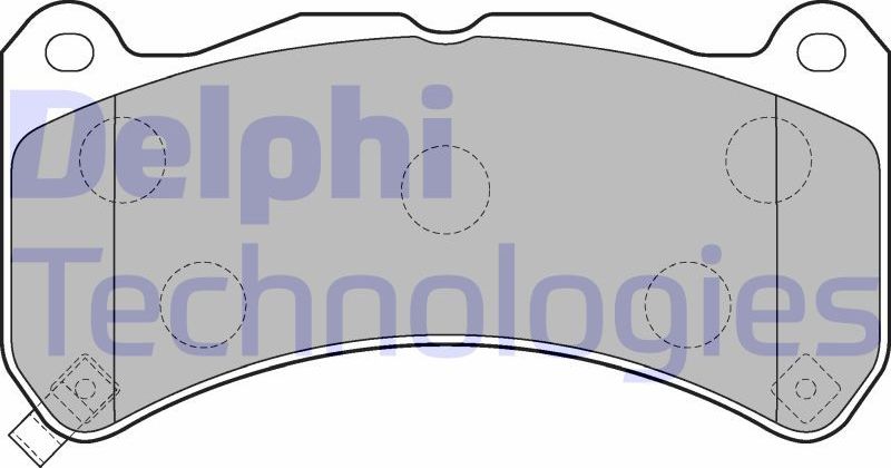 Тормозные колодки Delphi (Low-Metallic). Артикул LP3309