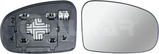 Зеркальное стекло бокового зеркала Alkar правое для Toyota Prius III (XW30) 2008-2011. Артикул 6432954