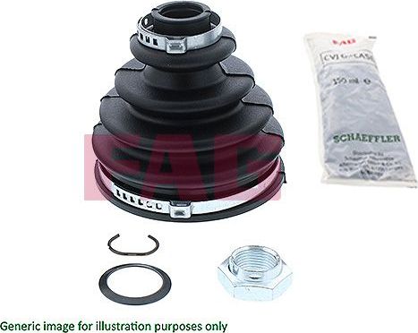 Пыльник ШРУСа наружный Fag (термопласт) передний для Volkswagen Polo VI 2017-2026. Артикул 772 0429 30