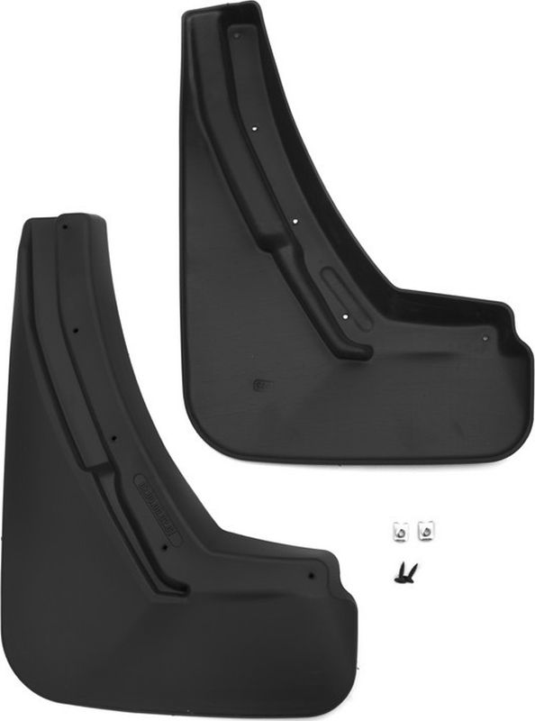 Брызговики Frosch (в пакете) задняя пара для Cadillac Escalade 2014-2020. Артикул NLF.07.09.E13