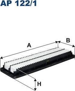 Воздушный фильтр Filtron. Артикул AP 122/1