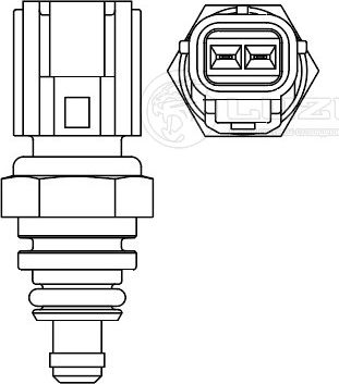 Датчик температуры для а/м Ford Focus II (05-)/Focus III (10-)/Mondeo IV (07-)/F (Luzar). Артикул LS1023