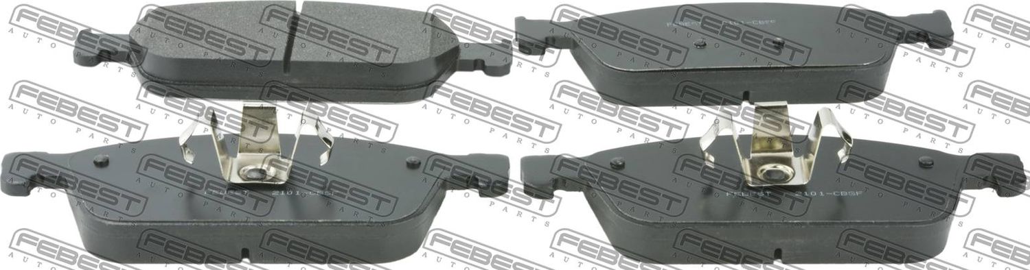 Тормозные колодки Febest. Артикул 2101-CBSF