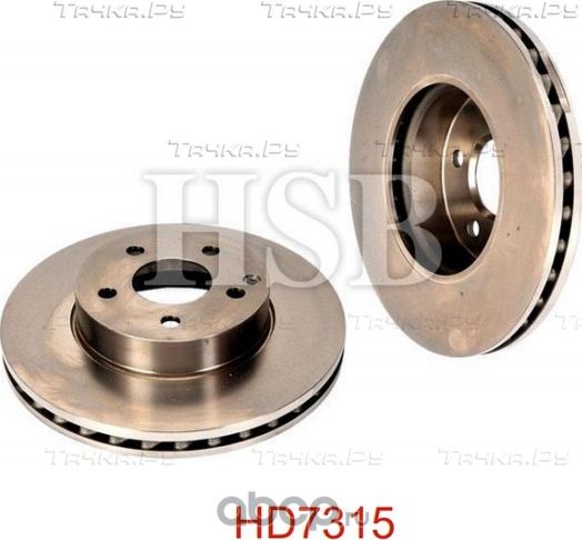 Диск тормозной передний MB W204/S204 1.8/2.1/2.5/3.0 07 (HSB). Артикул HD7315