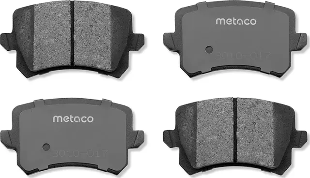 Колодки тормозные VW PASSAT/TIGUAN 05- задн. (Metaco). Артикул 3010017