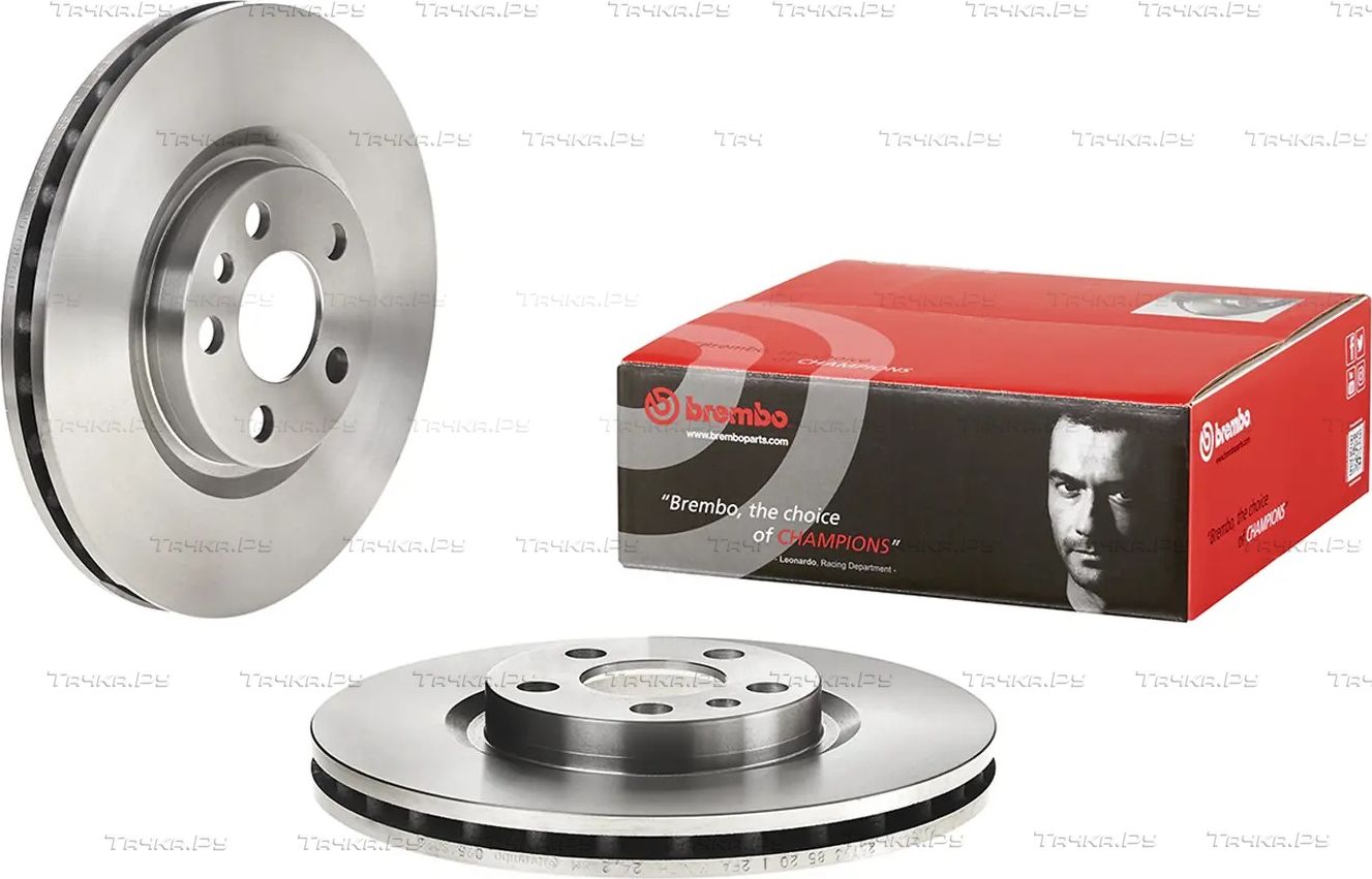 Тормозной диск Brembo PRIME LINE передний для Fiat Ulysse I 1994-2002. Артикул 09.5180.24