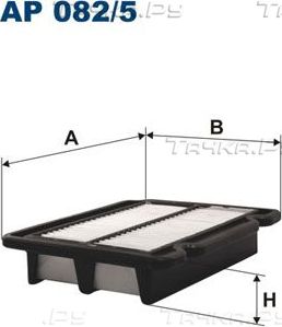 Воздушный фильтр Filtron для Ravon Nexia R3 2015-2026. Артикул AP 082/5