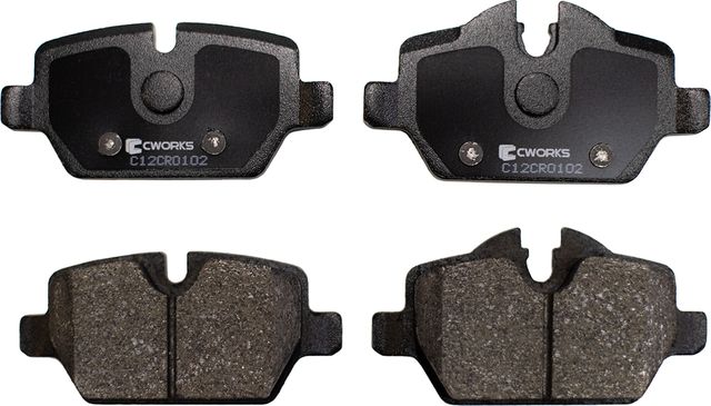 Колодки тормозные задние (Low Metallic) (Cworks). Артикул C12CR0102