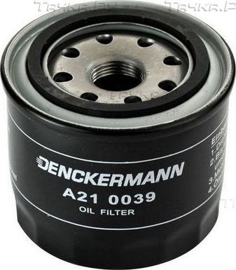 Масляный фильтр Denckermann для Hyundai Sonata II 1988-1993. Артикул A210039