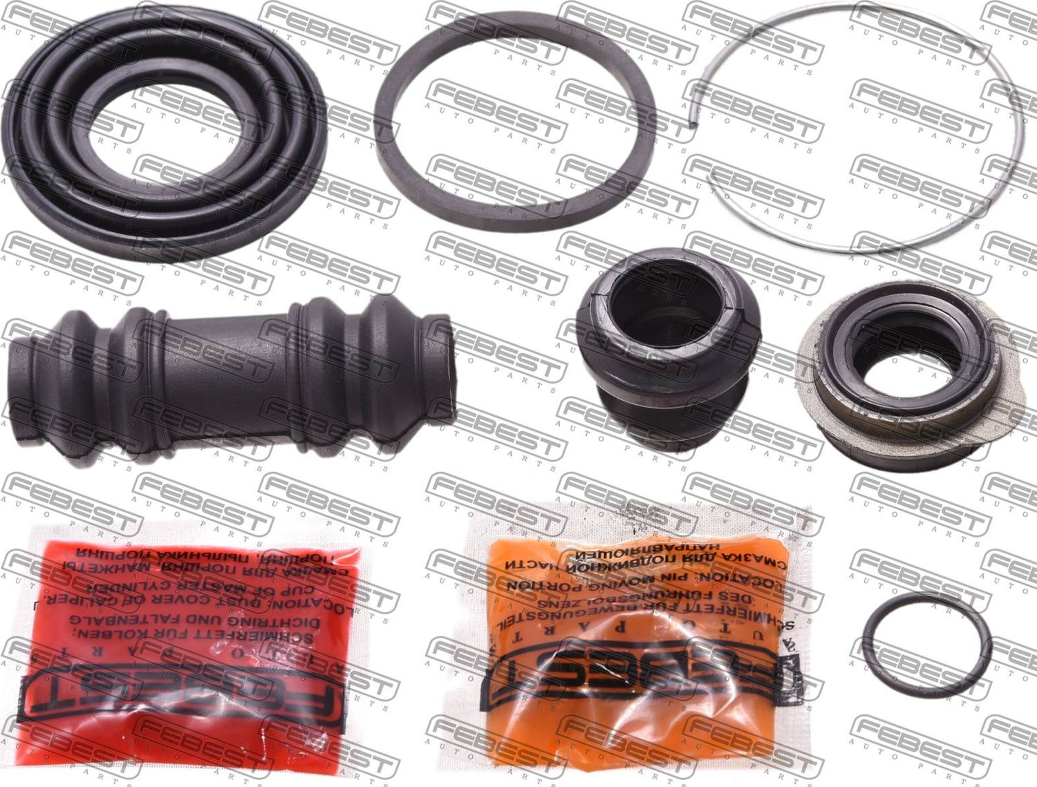 Ремкомплект тормозного суппорта Febest задний для Mitsubishi Eclipse I 1991-1994. Артикул 0475-DAR