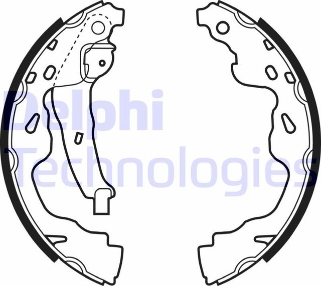 Тормозные колодки Delphi. Артикул LS1961