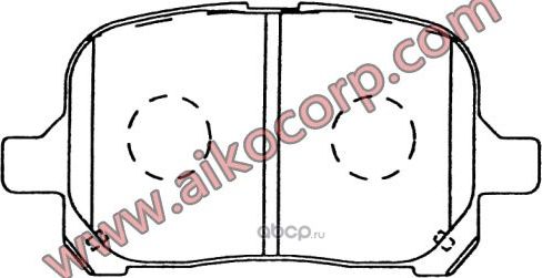 Колодки тормозные (Aiko). Артикул PF1401