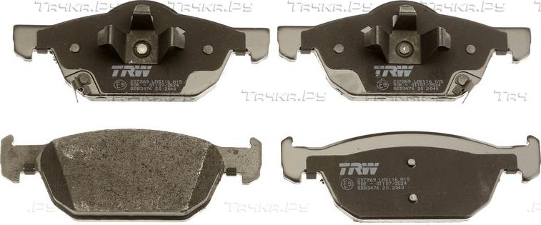 Тормозные колодки TRW COTEC. Артикул GDB3476