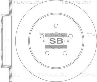 Тормозной диск Sangsin Hi-Q. Артикул SD8460