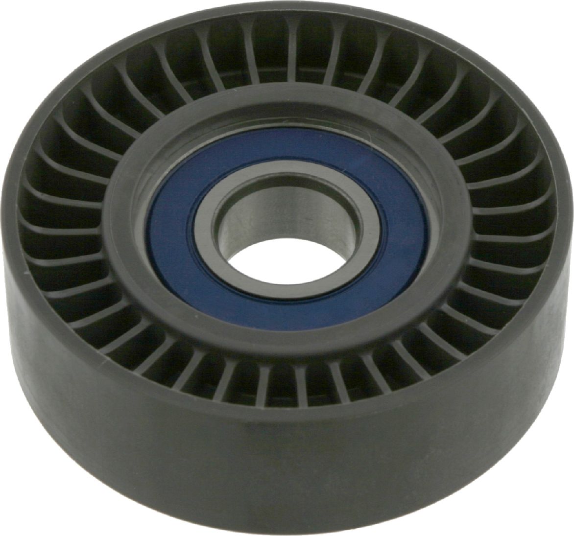 Направляющий (ведущий) ролик приводного поликлинового ремня Febi Bilstein (полимерный материал). Артикул 24178