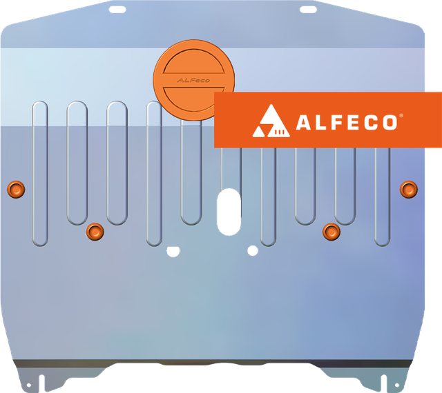 Защита алюминиевая Alfeco (4 мм) для картера и КПП Chevrolet Equinox 2017-2026. Артикул ALF.03.26 AL4