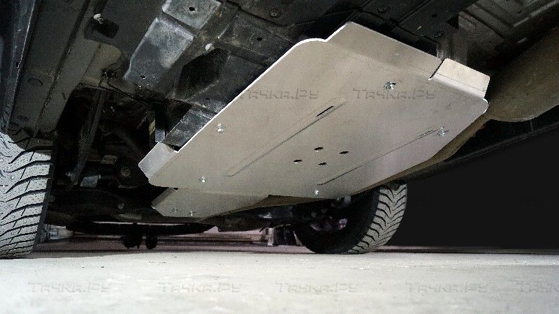 Защита алюминиевая ТСС (4 мм) для бака GAC GS8 II 2.0T 4WD 2023-2026. Артикул ZKTCC00670